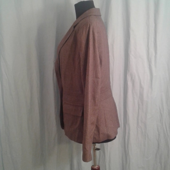 NY&Co 12 Jacket Blazer NWT Brown Lined NEW York & Co - Picture 4 of 8